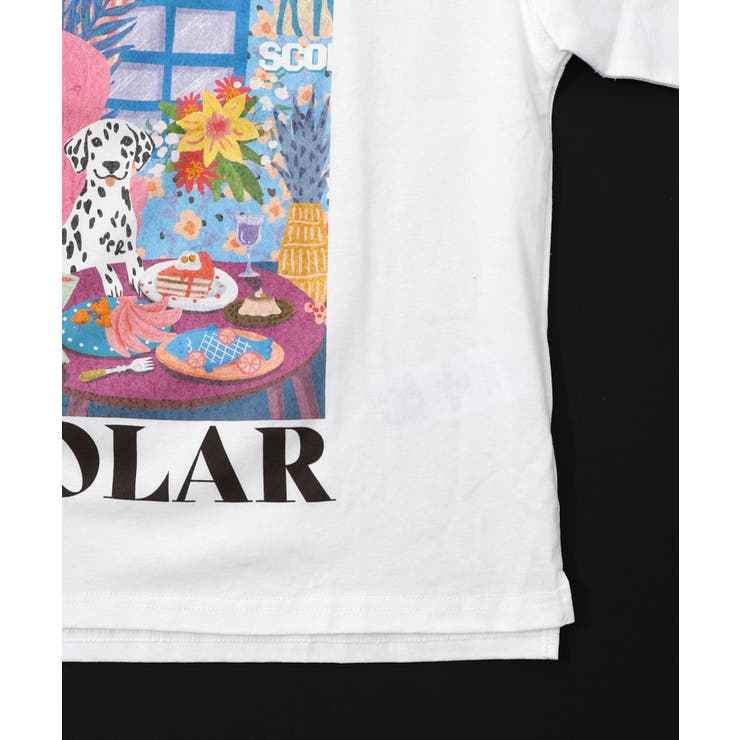 スカラールーム柄Tシャツ | ScoLar | 詳細画像14 