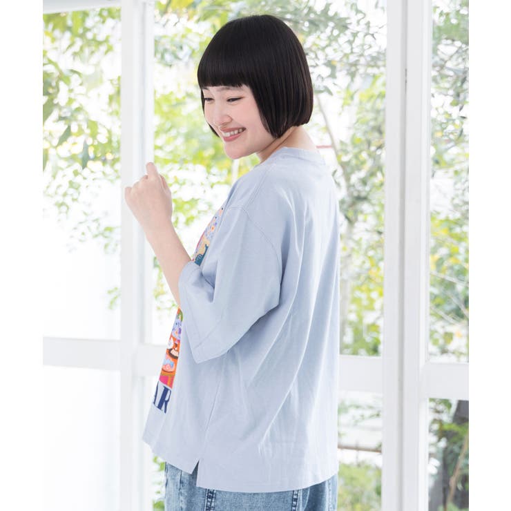 スカラールーム柄Tシャツ | ScoLar | 詳細画像3 