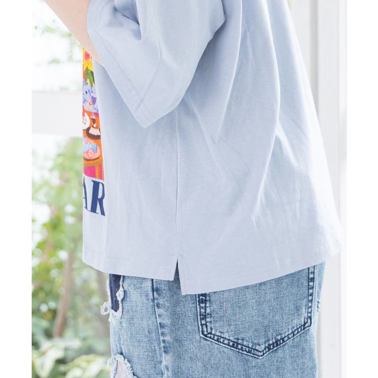 スカラールーム柄Tシャツ | ScoLar | 詳細画像7 