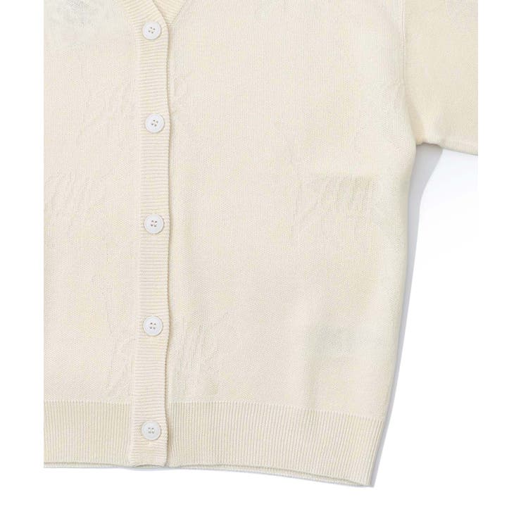 ネコスカラーUVジャガードカーディガン | ScoLar | 詳細画像19 