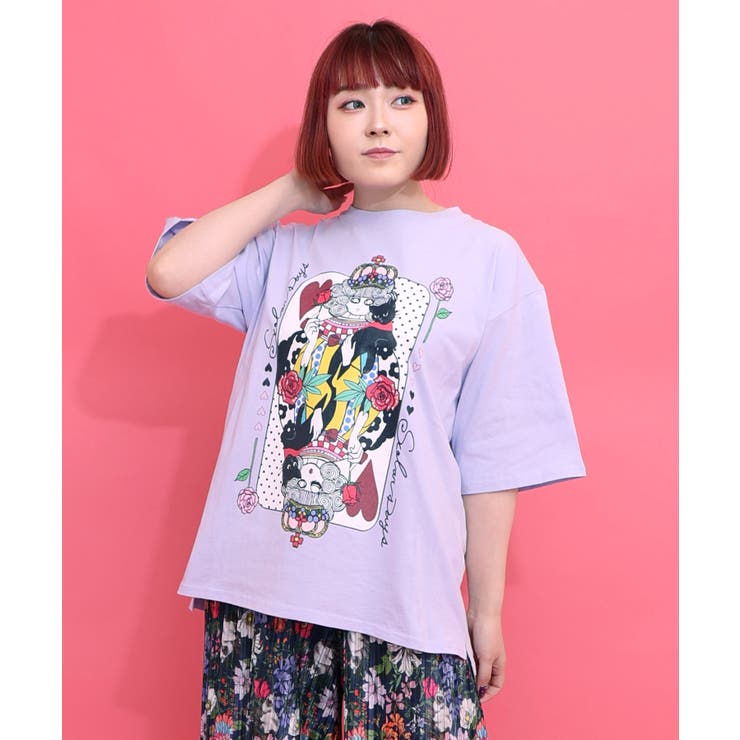 パープル | ハートの女王スカラーちゃんTシャツ | ScoLar