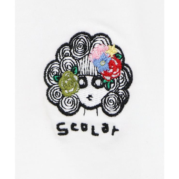 スカラーちゃんポーチ付き3柄展開キャラ刺繍Tシャツ | ScoLar | 詳細画像17 