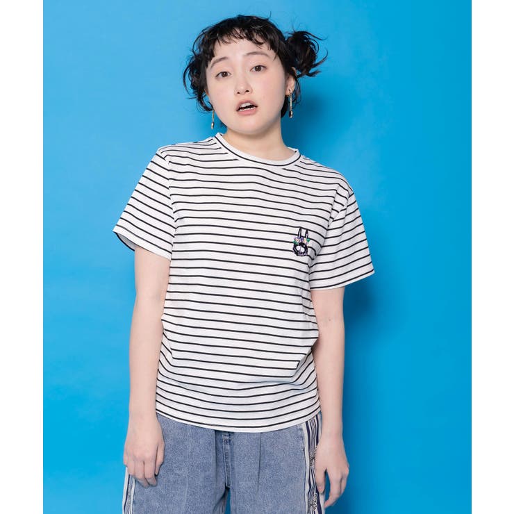 スカラーちゃんポーチ付き3柄展開キャラ刺繍Tシャツ | ScoLar | 詳細画像1 