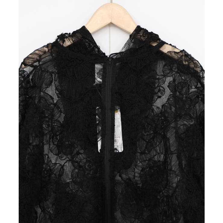 花レースパーカー | ScoLar | 詳細画像2 