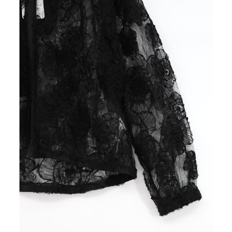 花レースパーカー | ScoLar | 詳細画像3 