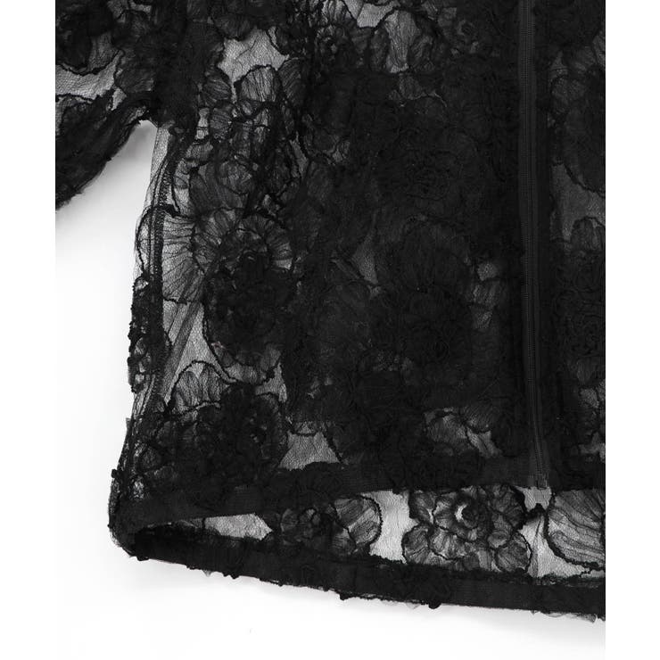 花レースパーカー | ScoLar | 詳細画像4 