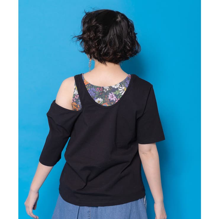 2柄展開 タンクトップ付き3wayTシャツセット | ScoLar | 詳細画像4 