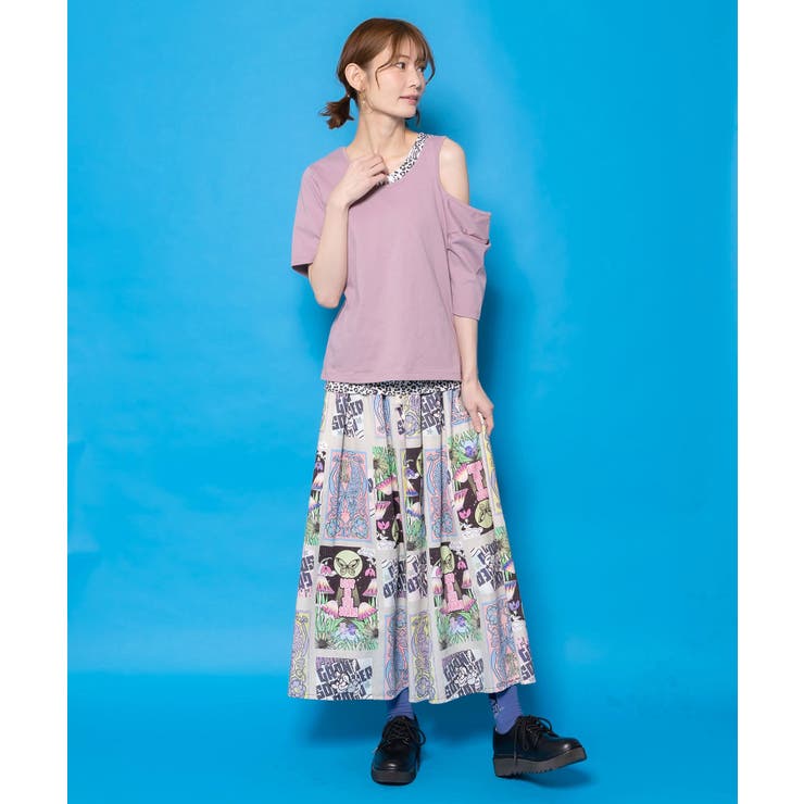 2柄展開 タンクトップ付き3wayTシャツセット | ScoLar | 詳細画像8 