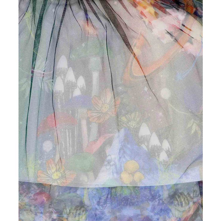 キノコの惑星柄チュール切替プルオーバー | ScoLar | 詳細画像8 