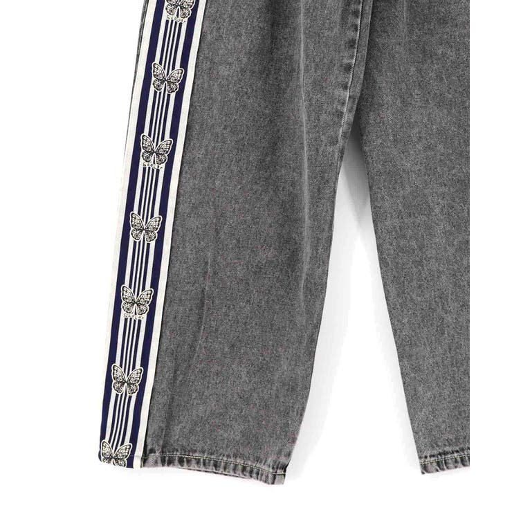 蝶ラインテープ付きデニムパンツ | ScoLar | 詳細画像21 