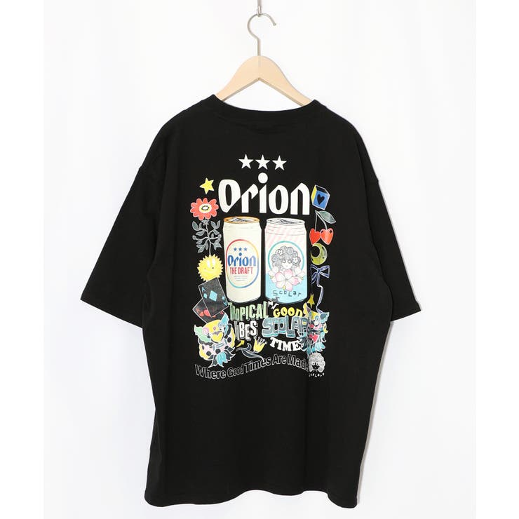 ブラック | orion×ScoLar sunshineトロピカルTシャツ | ScoLar