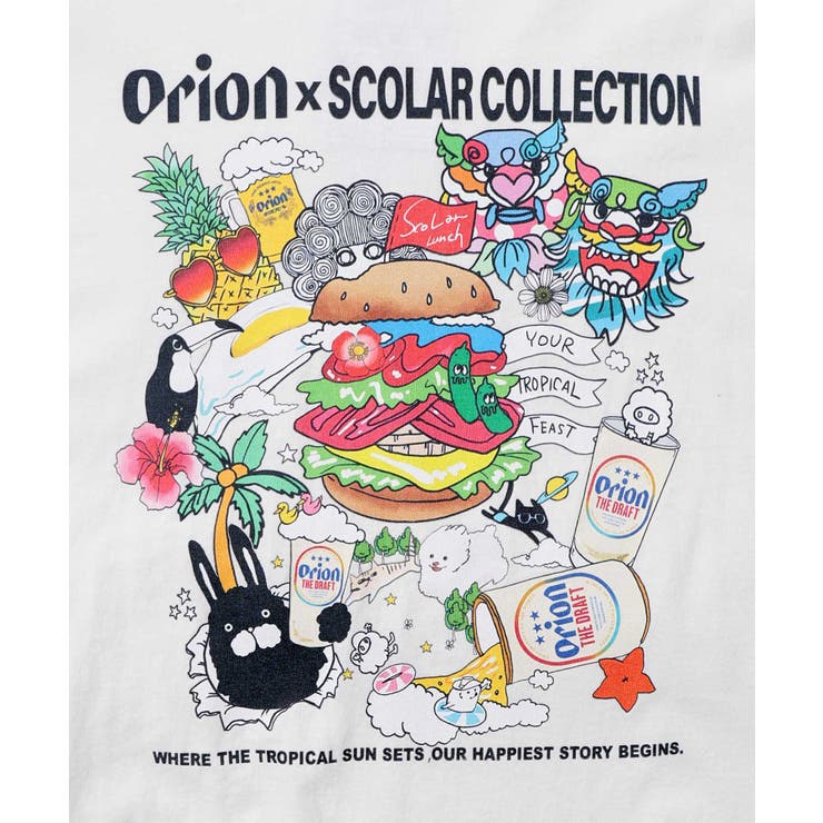 orion×ScoLar Happy Paradise Tシャツ | ScoLar | 詳細画像8 
