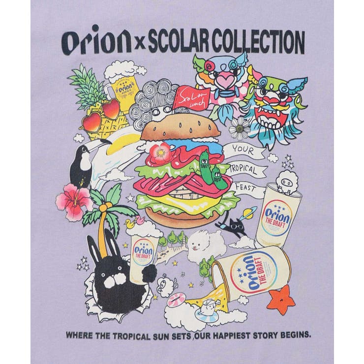 orion×ScoLar Happy Paradise Tシャツ | ScoLar | 詳細画像11 