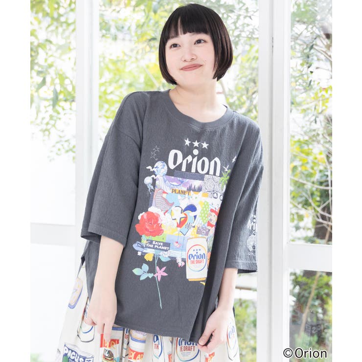 チャコールグレー | orion×ScoLar save the planet Tシャツ | ScoLar