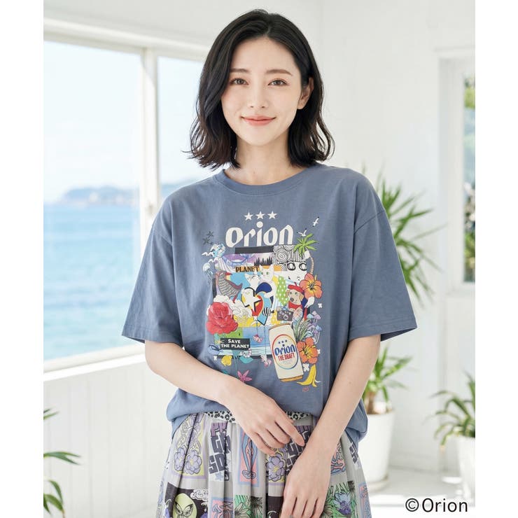 ブルー | orion×ScoLar save the planet Tシャツ | ScoLar