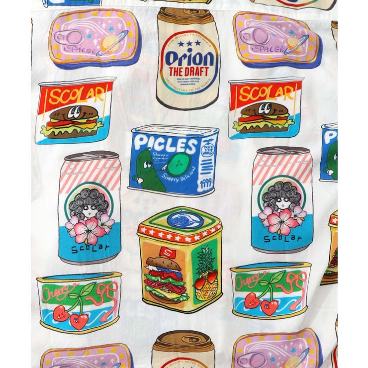 orion×ScoLar トロピカルポップ缶総柄シャツ | ScoLar | 詳細画像15 