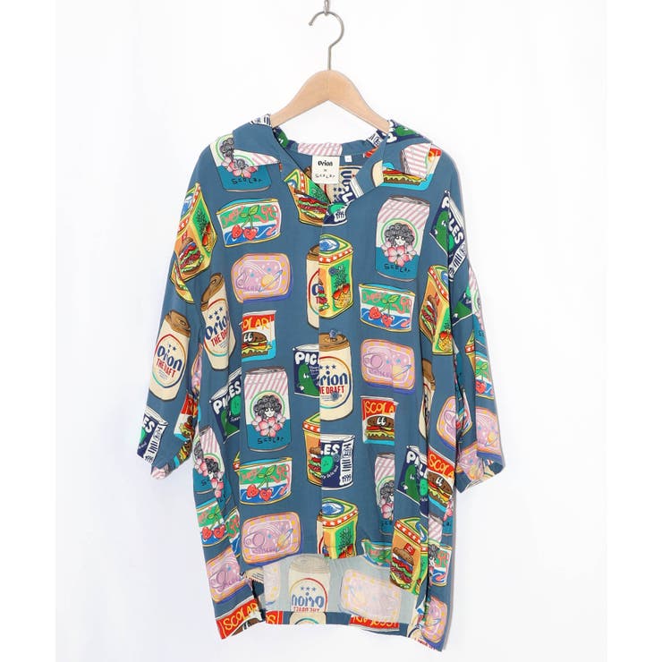 orion×ScoLar トロピカルポップ缶総柄シャツ | ScoLar | 詳細画像16 