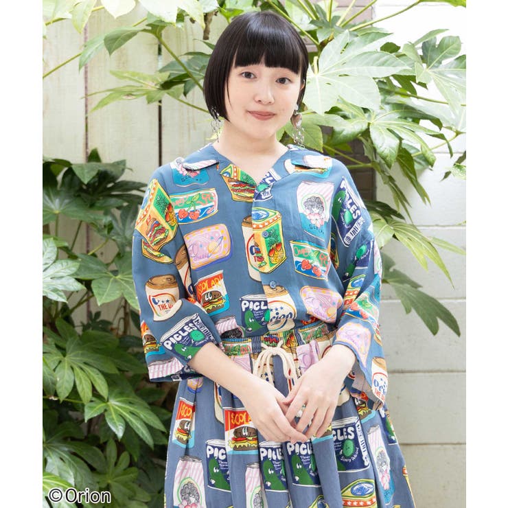 orion×ScoLar トロピカルポップ缶総柄シャツ | ScoLar | 詳細画像2 