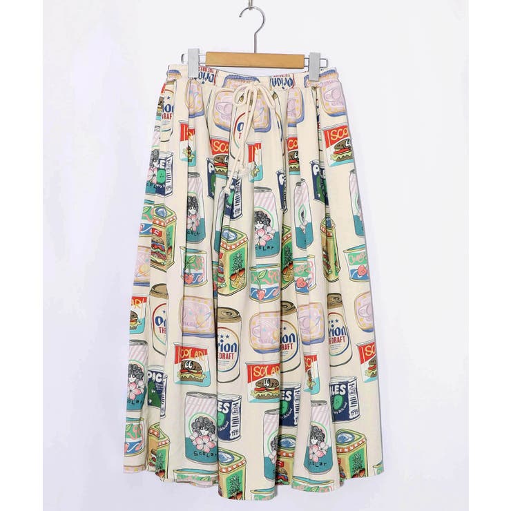 orion×ScoLar トロピカルポップ缶総柄スカート | ScoLar | 詳細画像13 