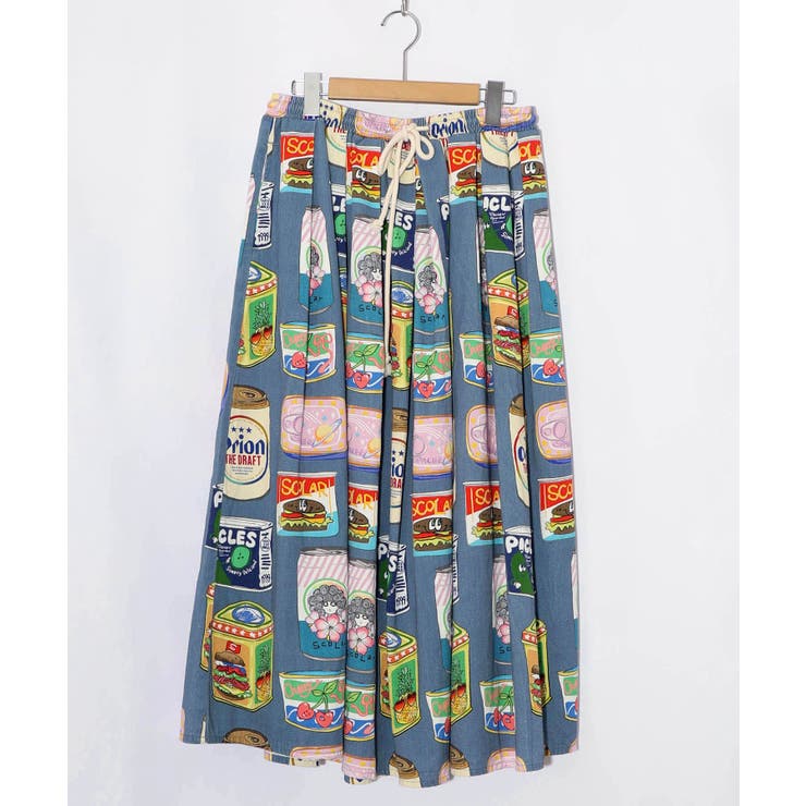 orion×ScoLar トロピカルポップ缶総柄スカート | ScoLar | 詳細画像15 