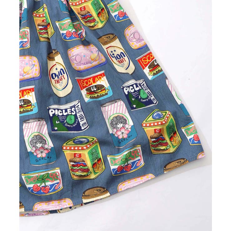 orion×ScoLar トロピカルポップ缶総柄スカート | ScoLar | 詳細画像18 