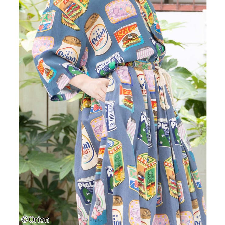 orion×ScoLar トロピカルポップ缶総柄スカート | ScoLar | 詳細画像9 