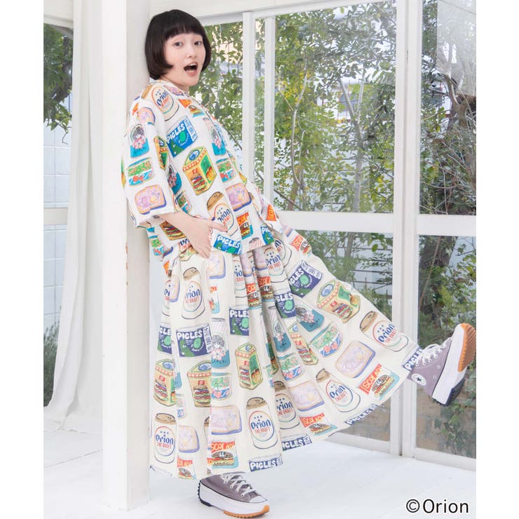 orion×ScoLar トロピカルポップ缶総柄スカート | ScoLar | 詳細画像4 