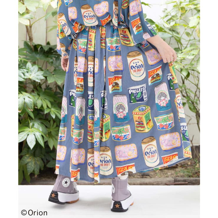 orion×ScoLar トロピカルポップ缶総柄スカート | ScoLar | 詳細画像8 