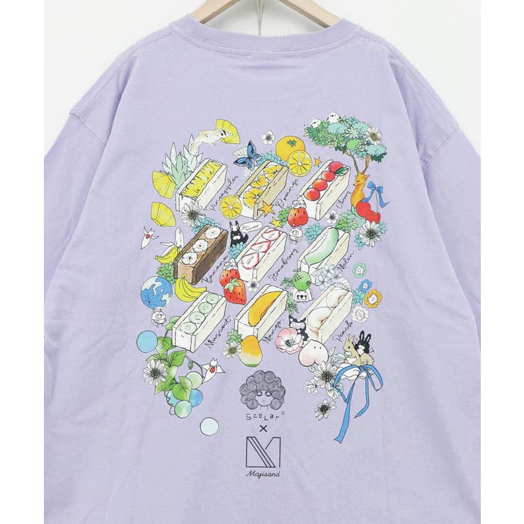 Majisand×ScoLar カラフルフルーツサンドTシャツ | ScoLar | 詳細画像23 