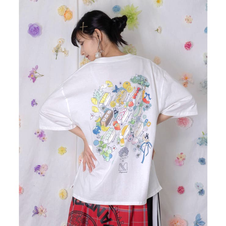 Majisand×ScoLar カラフルフルーツサンドTシャツ | ScoLar | 詳細画像5 