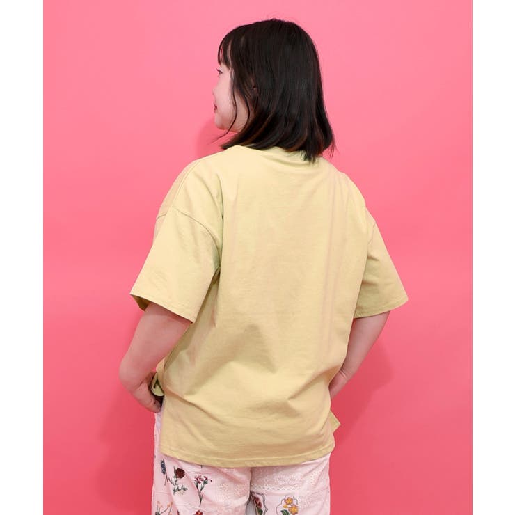 トマトにゃんこ柄プリントTシャツ | ScoLar | 詳細画像3 