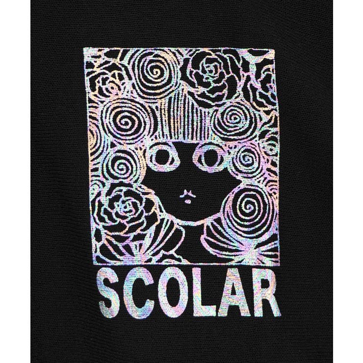 スカラーちゃん箔プリント 接触冷感シアーパーカー | ScoLar | 詳細画像13 