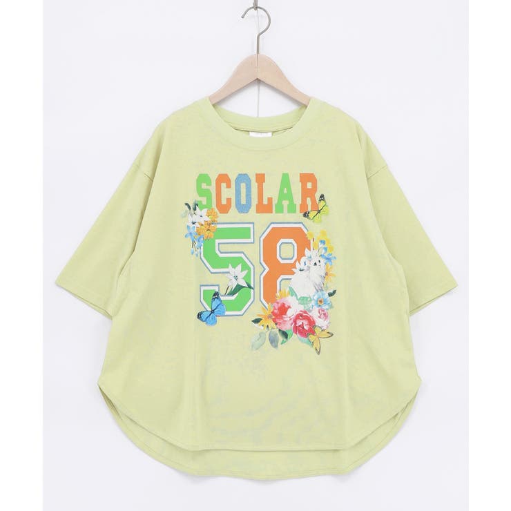 花ネコ×スカラーナンバー柄 接触冷感Tシャツ | ScoLar | 詳細画像8 