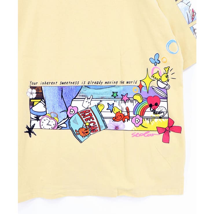 カラフルストリートガール柄Tシャツ | ScoLar | 詳細画像22 