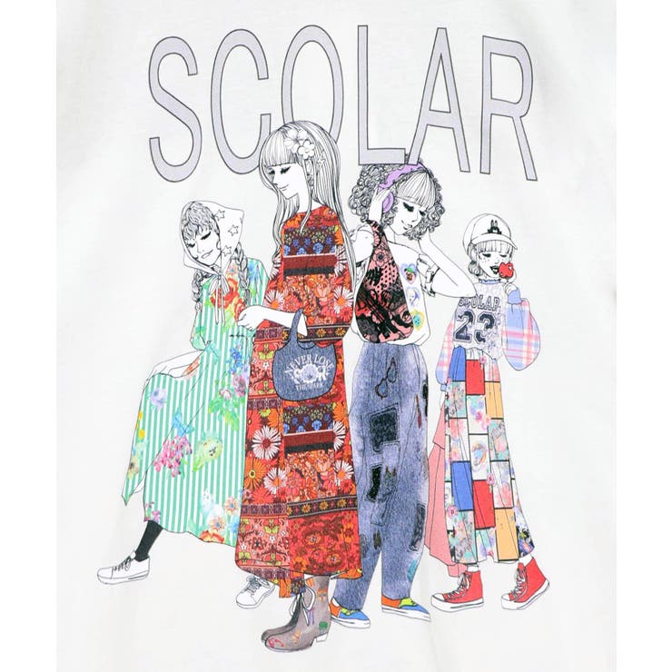 スカラーガールズ レース付きTシャツ | ScoLar | 詳細画像10 