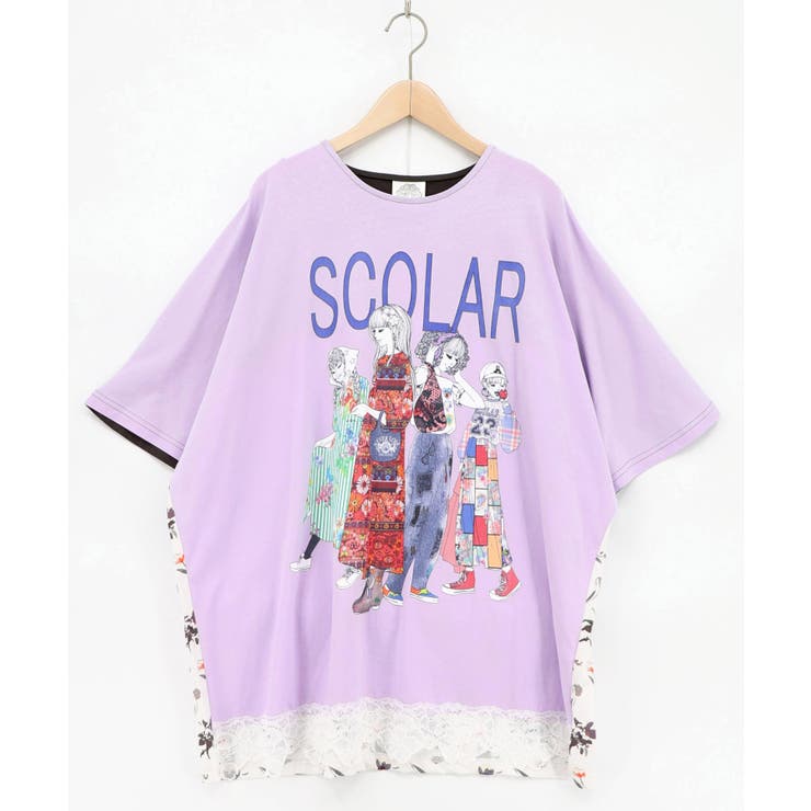 スカラーガールズ レース付きTシャツ | ScoLar | 詳細画像13 