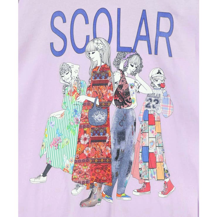 スカラーガールズ レース付きTシャツ | ScoLar | 詳細画像15 