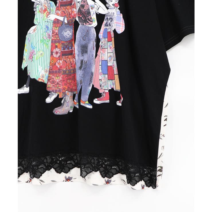 スカラーガールズ レース付きTシャツ | ScoLar | 詳細画像18 