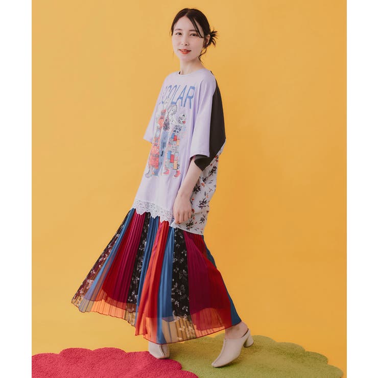 スカラーガールズ レース付きTシャツ | ScoLar | 詳細画像1 