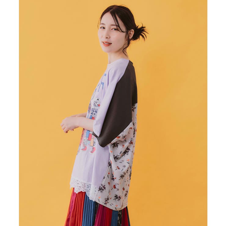 スカラーガールズ レース付きTシャツ | ScoLar | 詳細画像5 