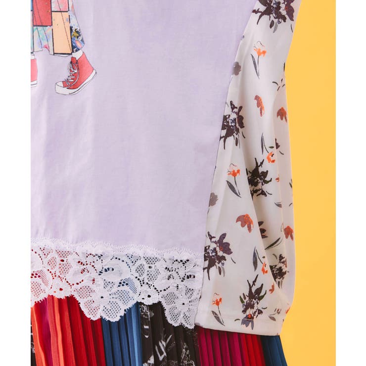 スカラーガールズ レース付きTシャツ | ScoLar | 詳細画像7 
