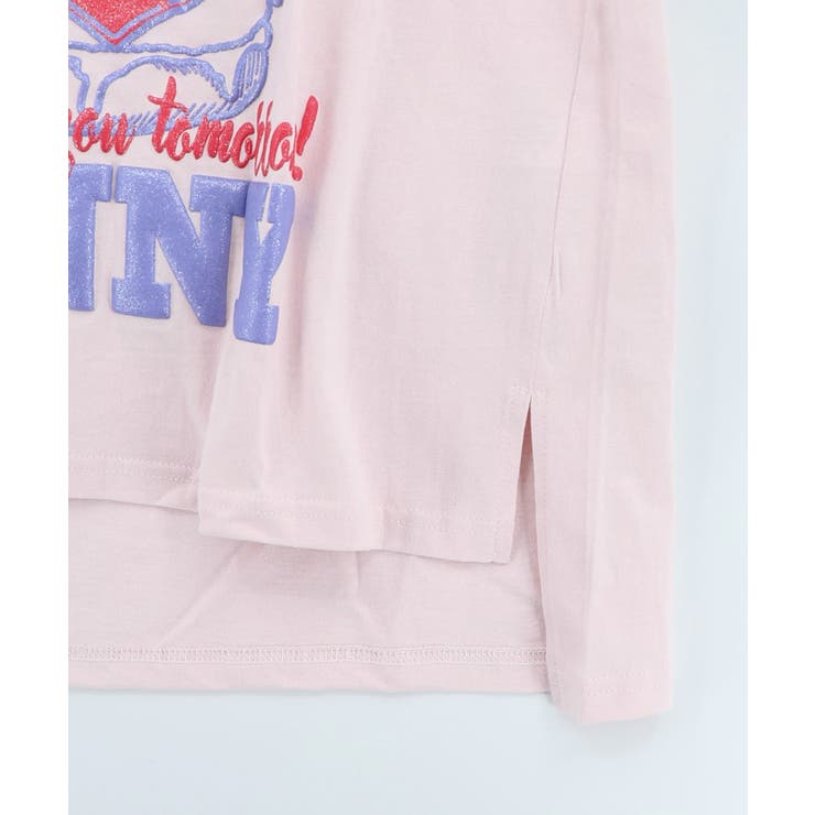 お昼寝ウサギinスカラーバーガー柄Tシャツ | ScoLar | 詳細画像17 