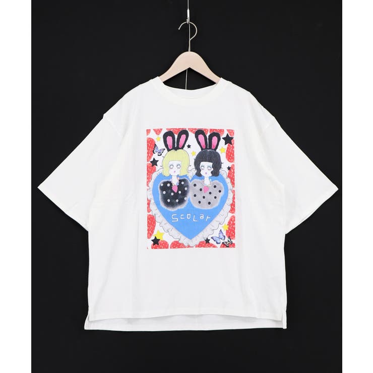【イラスト募集】フラゴラ・ツインズ柄Tシャツ | ScoLar | 詳細画像1 