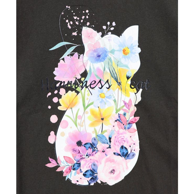 【イラスト募集】ハピネス・キャット柄Tシャツ | ScoLar | 詳細画像3 