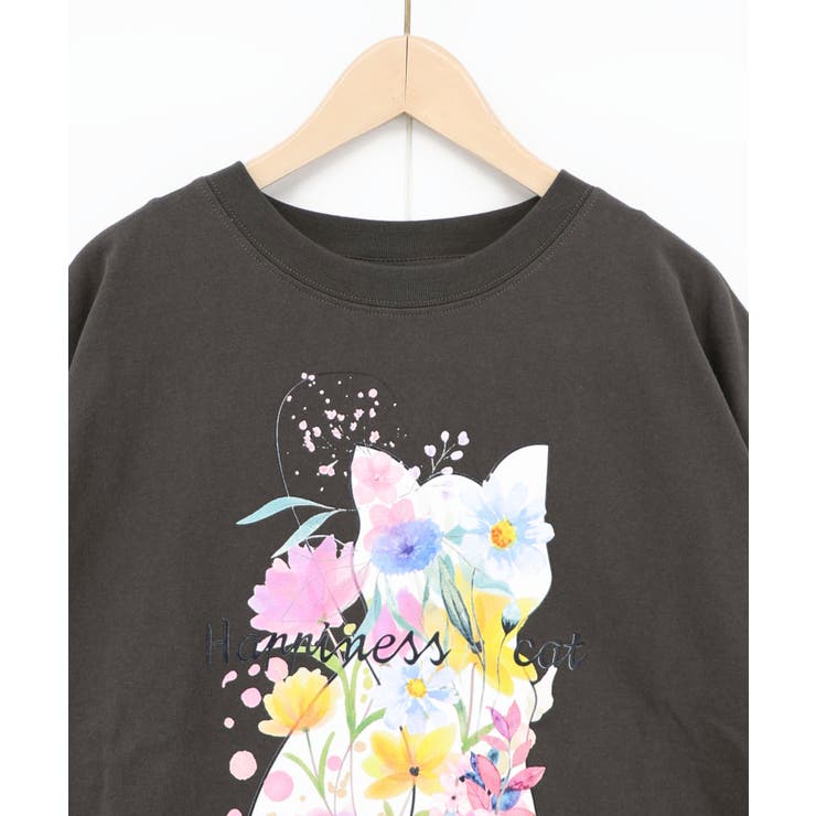 【イラスト募集】ハピネス・キャット柄Tシャツ | ScoLar | 詳細画像4 