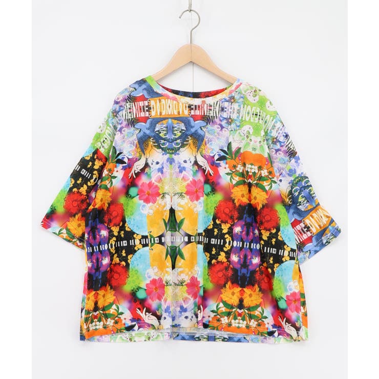 3柄展開 シアー天竺Tシャツ | ScoLar | 詳細画像9 
