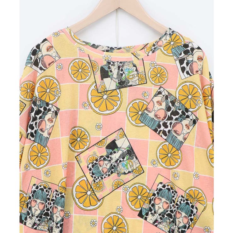 3柄展開 シアー天竺Tシャツ | ScoLar | 詳細画像13 