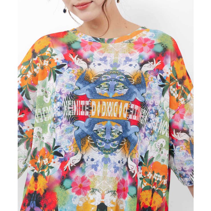 3柄展開 シアー天竺Tシャツ | ScoLar | 詳細画像7 