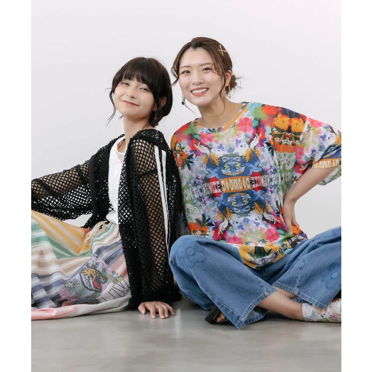 3柄展開 シアー天竺Tシャツ | ScoLar | 詳細画像8 