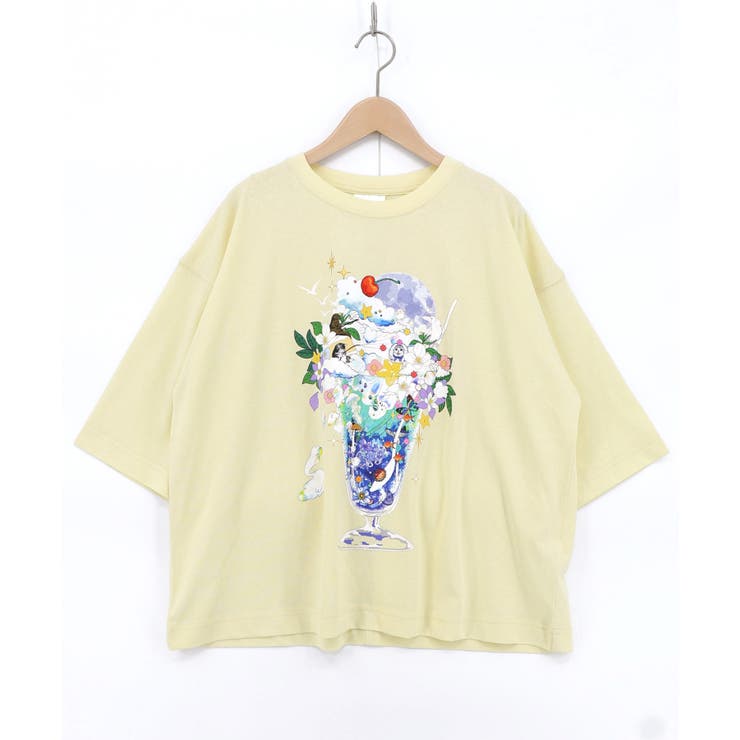 スカラー特製お月見パフェ柄 接触冷感Tシャツ | ScoLar | 詳細画像9 